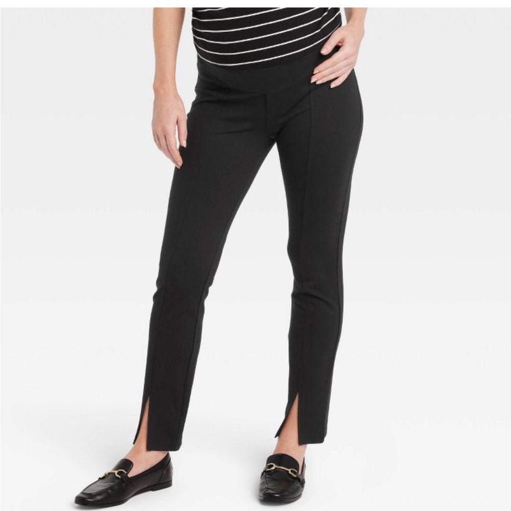 Split front Maternity Pants